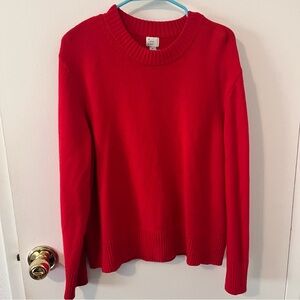 A New Day Bright Red Crewneck Sweater Size XL